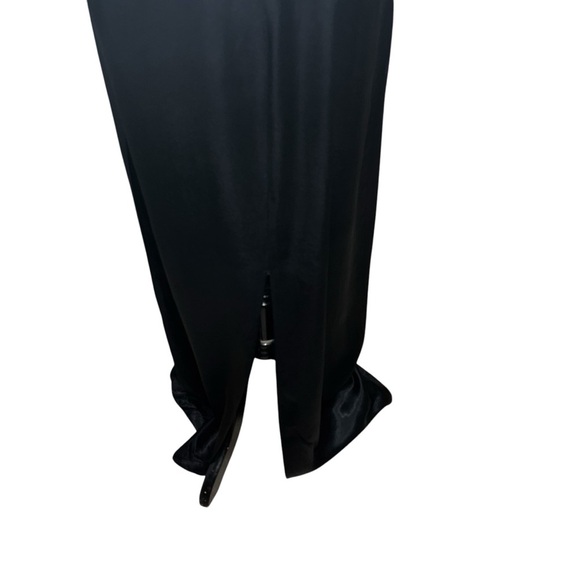 II Real Women's Size 14 Evening Maxi Dress and Bolero Jacket Set Silk Look 1980s - Picture 10 of 12